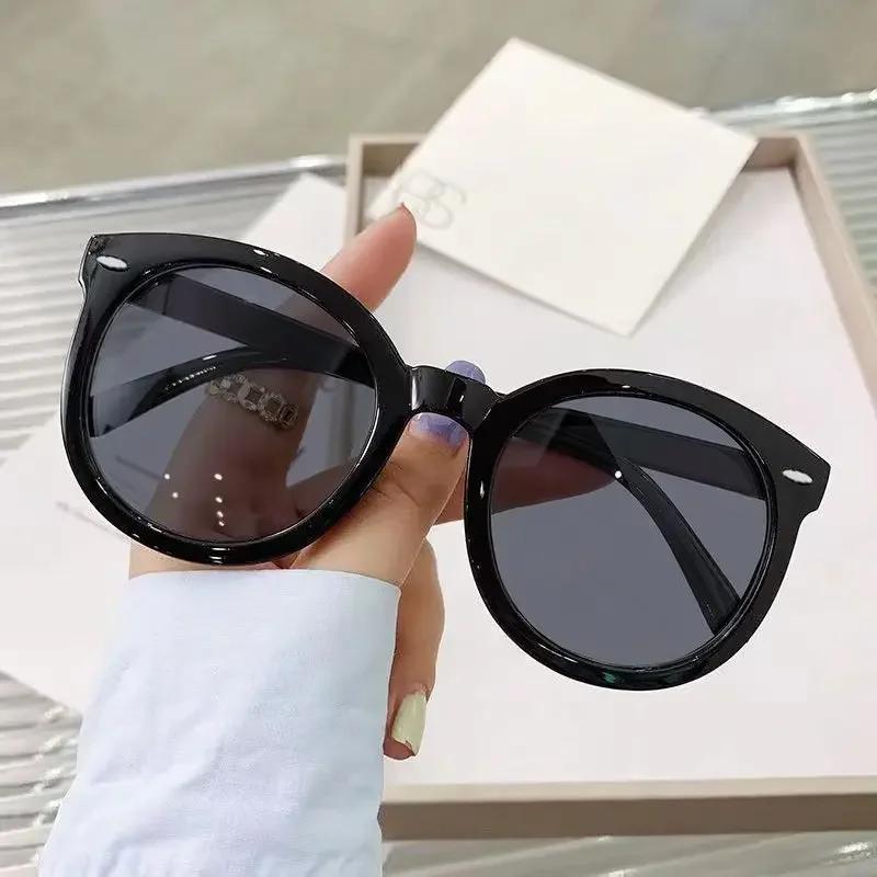 Large Round Frame Photochromic Myopia Glasses Men Women Oversized Color Changing Eyeglasses Vintage Fashion Near Sight Eyewear