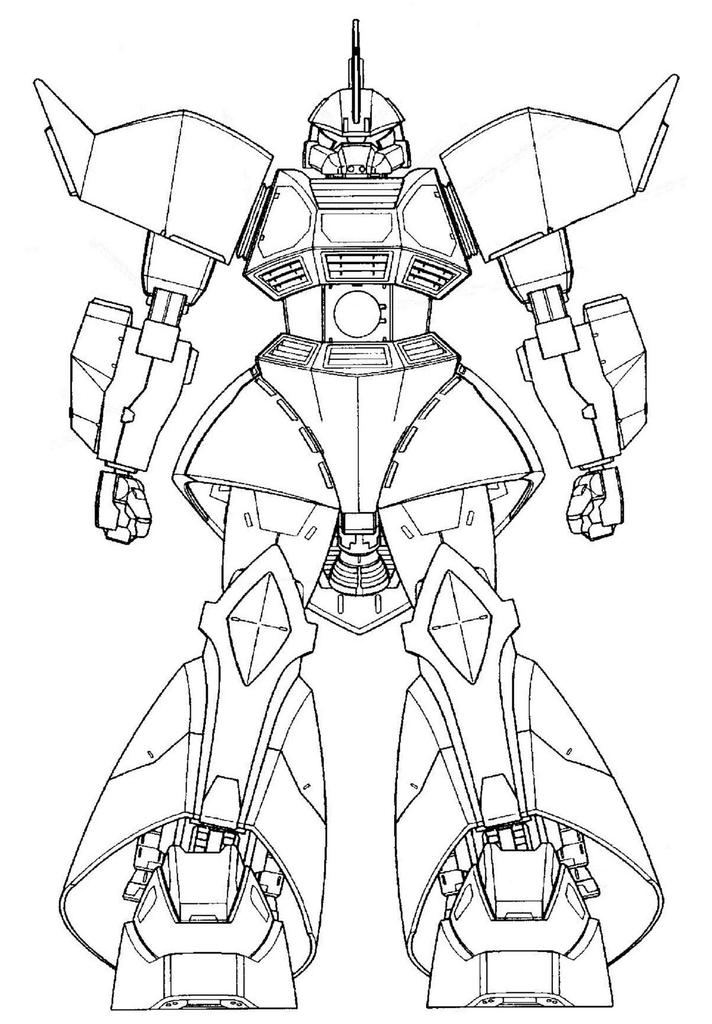 MG Gelgoog Strój 1/100 MS-14A Wersja 2.0 (Mobilny Gundam)