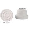 4 Pack Slip Resistant End Covers Rubber Buffer Replacement Accessories Swimming Pool Ladder Rubber Plugs for Pool Ladder