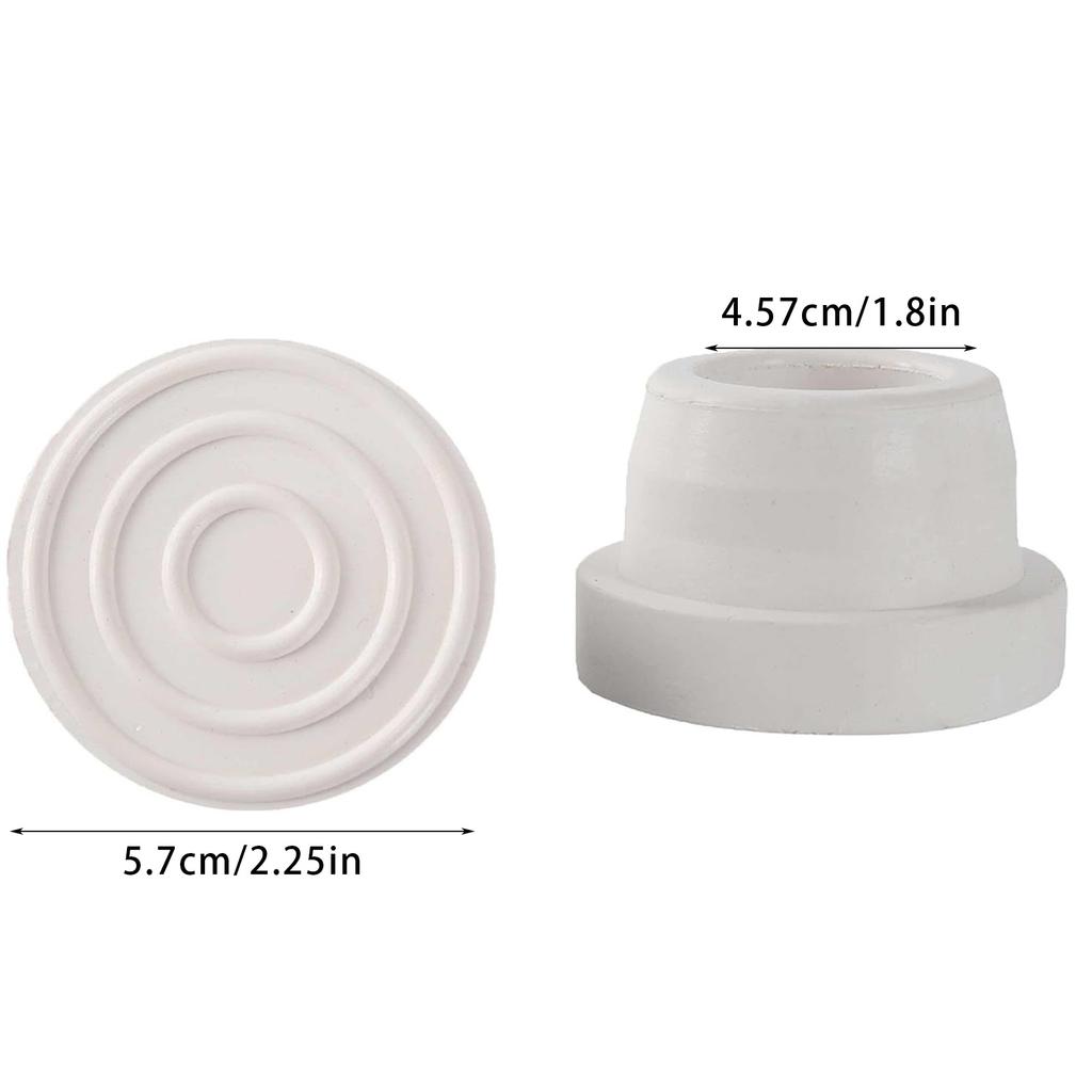 4 Pack Slip Resistant End Covers Rubber Buffer Replacement Accessories Swimming Pool Ladder Rubber Plugs for Pool Ladder