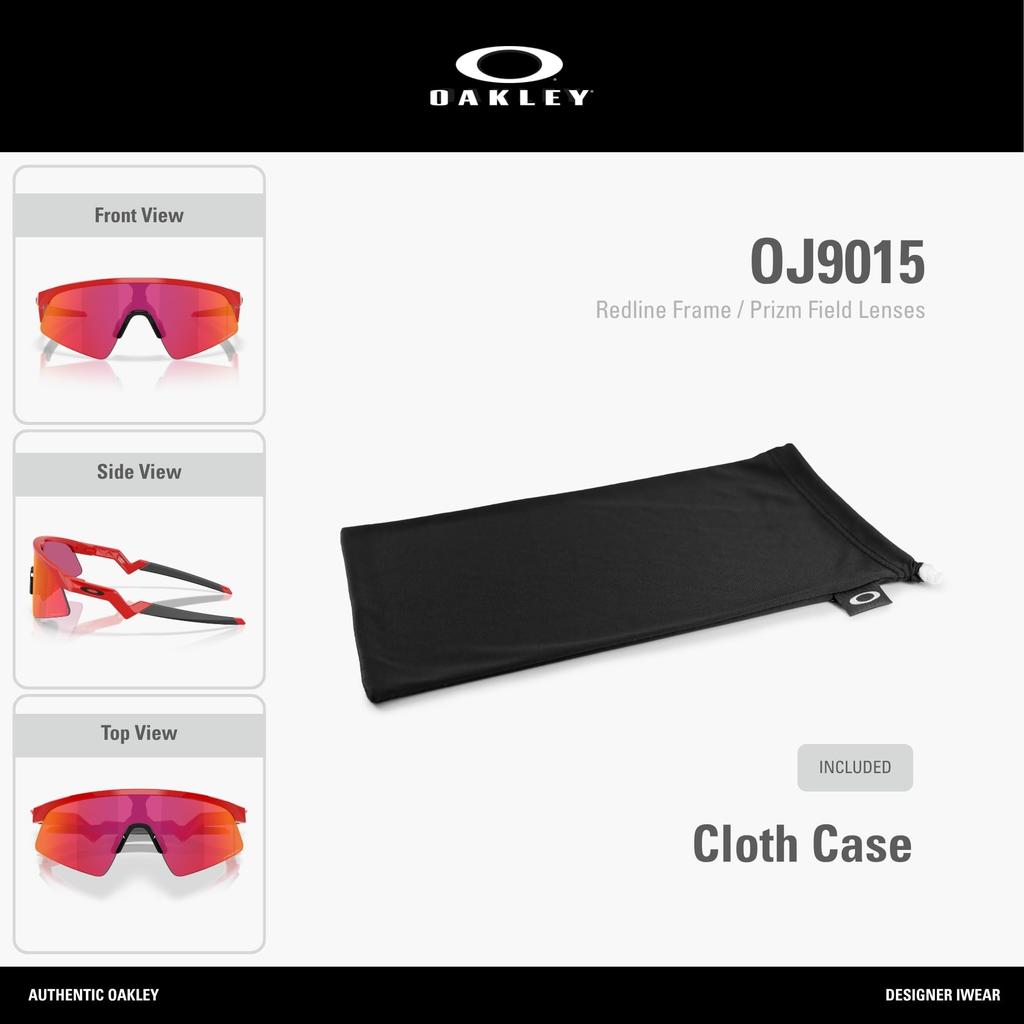 Oakley Sunglasses RESISTOR SWEEP REDLINE PRIZM FIELD YOUTH SUN 0OJ9015 90150828 Polarized [Oakley]