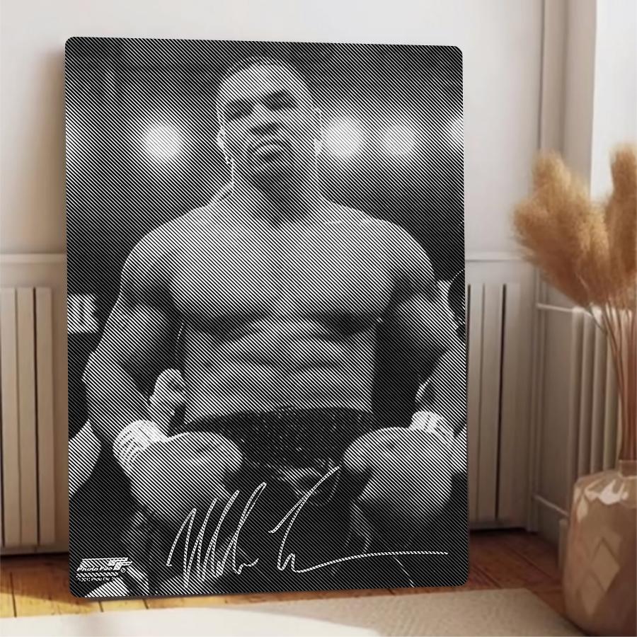 Muhammad Ali Boxing Legend Metal Wall Art Decorative Tin Sign for Home Gym Man Cave Decor Collectible Gift