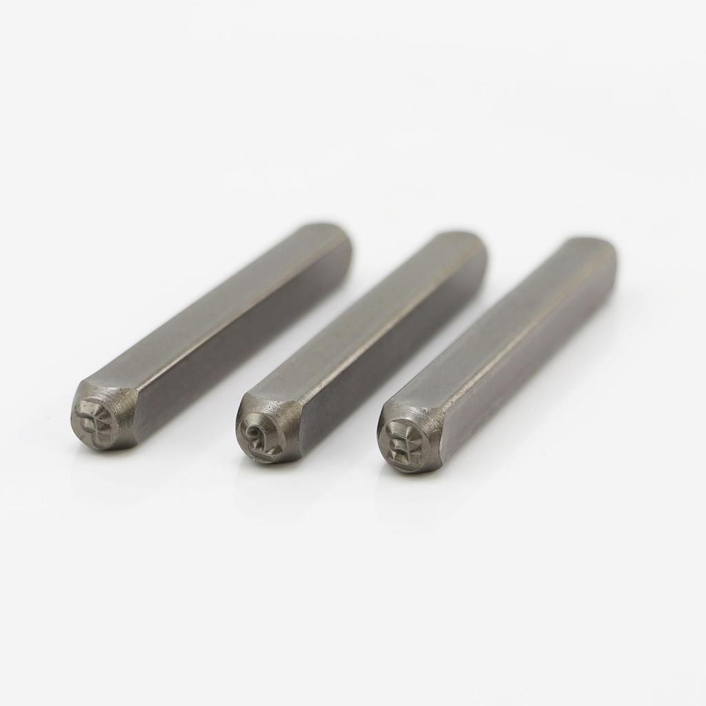 3mm 45pc Uppercase Letter Steel Stamps for Leather Embossing and Silverwork DIY