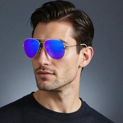 Nueva Marca de Moda Lujo Diseñador Gafas de Sol Hombres Mujeres Vintage Tonos Gafas Exteriores Viaje Gafas de Sol de Verano
