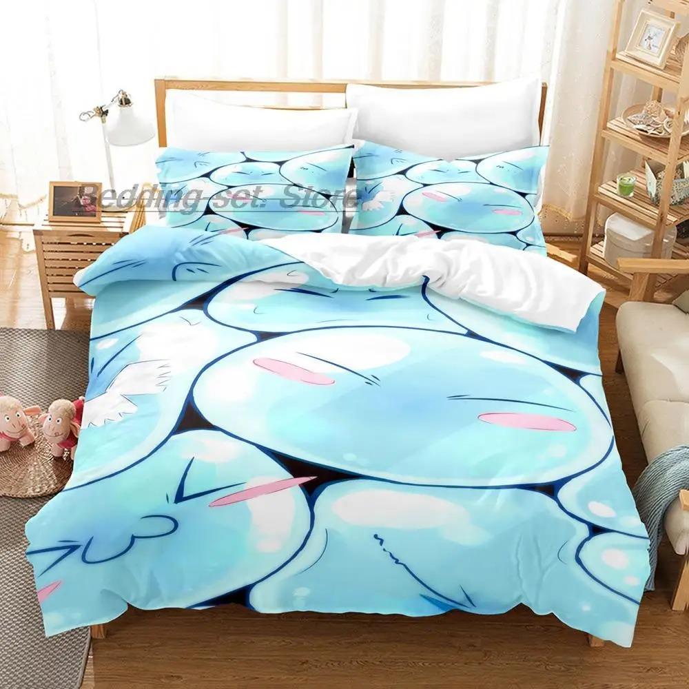 That Time I Got Reincarnated As a Slime Bedding Set Single Twin Full Queen King Size Bed Set Aldult Kid Comforter Bedding Sets