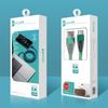 2M Nylon Braided 6A Metal Fast Charging Cable for Android, Apple, Huawei, and Type-C Devices