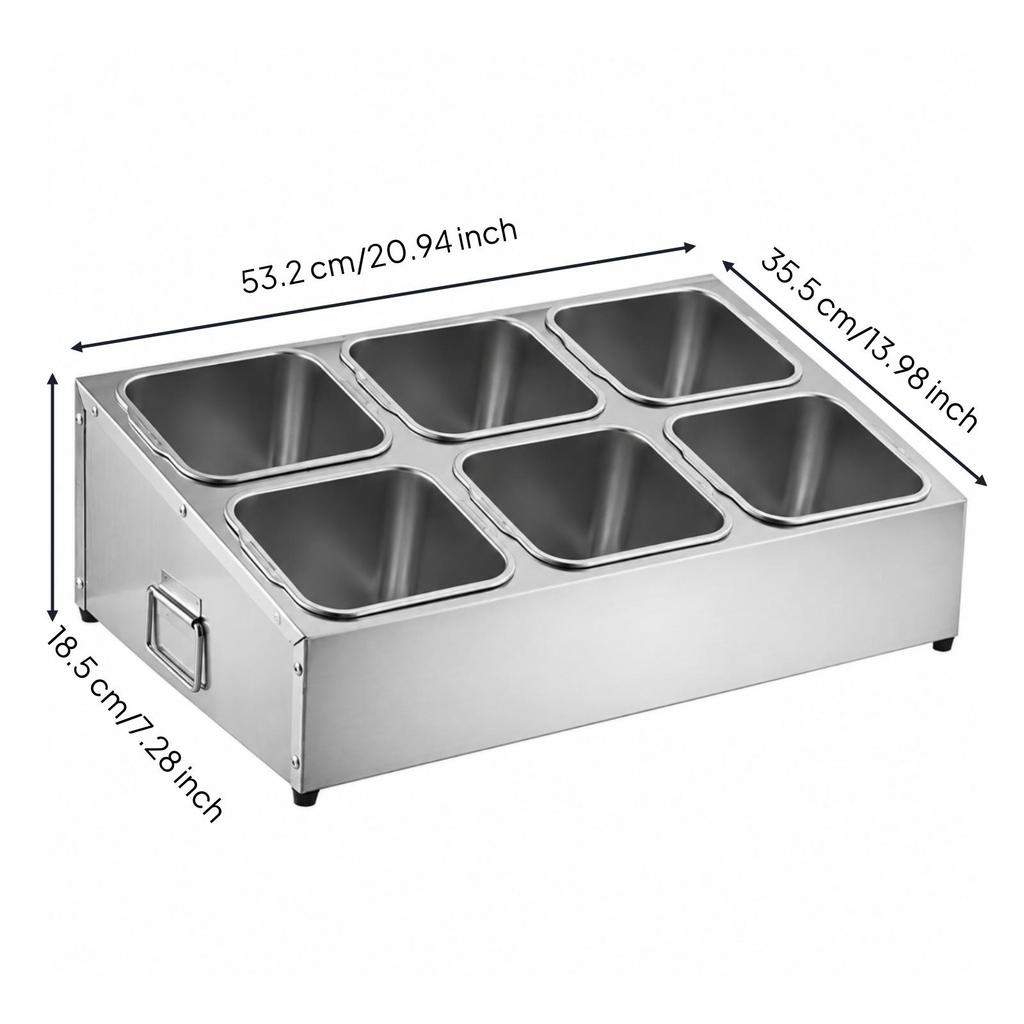 Stainless Steel Seasoning Rack RustResistant with Side Handles Countertop Ingredient