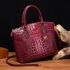 Portable Crossbody Retro Women's Bag Multicolor Crocodile Brahman