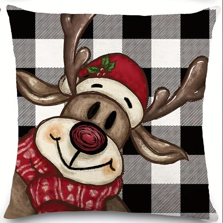 

Festive Christmas Pillows: Rudolph, Snowman & Noel Designs - Add Holiday Cheer to Your Home! sofas, bedroom pillow covers 18x18Inch