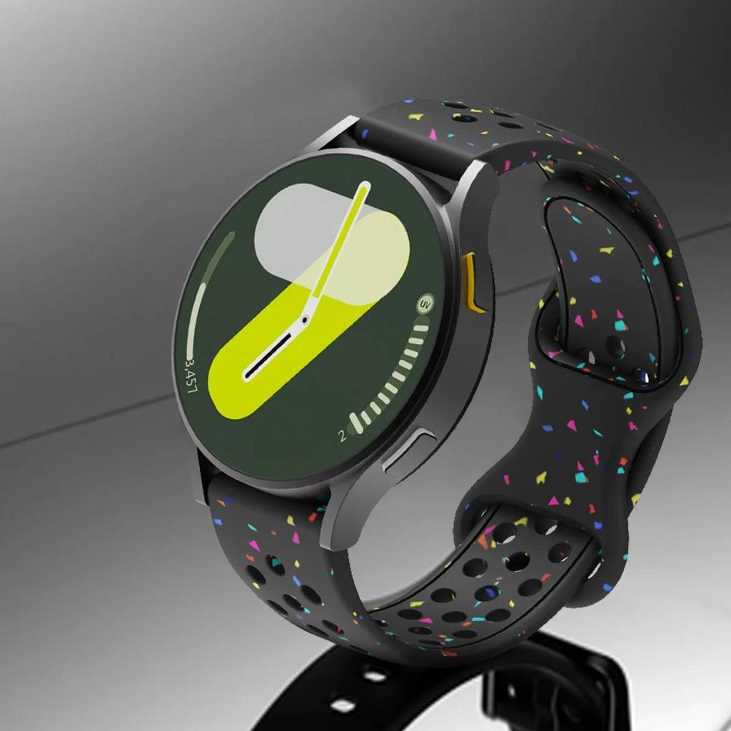 18mm 20mm 22mm Silikonrem för Samsung Galaxy Watch 7 6 5 4 5Pro 6Classic Armband för Huawei Watch GT5 4Pro 3 46mm 18mm Band