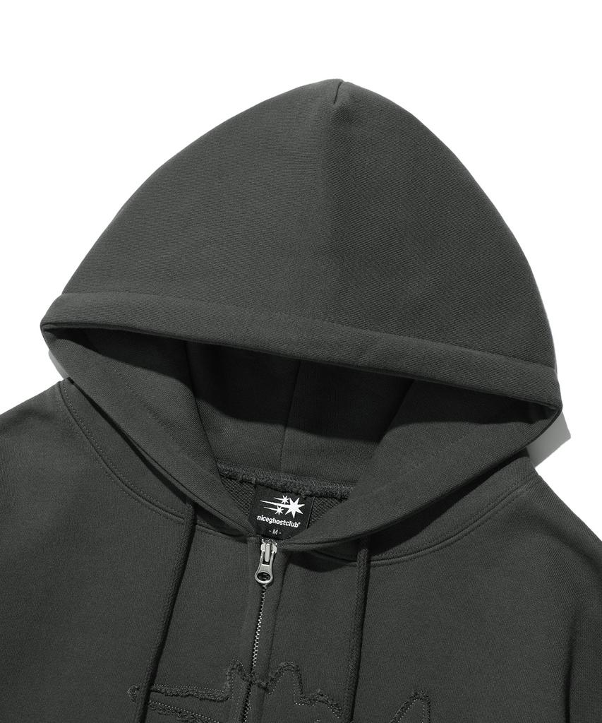 Niceghostclub 3Star Logo Zip Hoodie_6Colors(Ng2Efum480A)