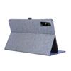 For Infinix Xpad GT Case with Stand Card Holder Cloth Texture Leather Tablet Cover