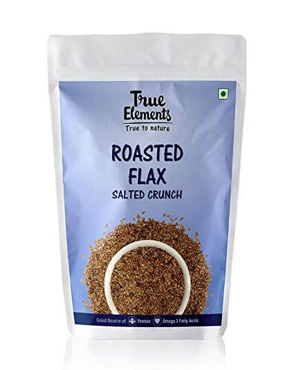 

Жареные семена Льна (125 г), Roasted Flax Seeds, True Elements