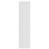 White Radiator Cover 78 x 20 x 82 cm Particleboard