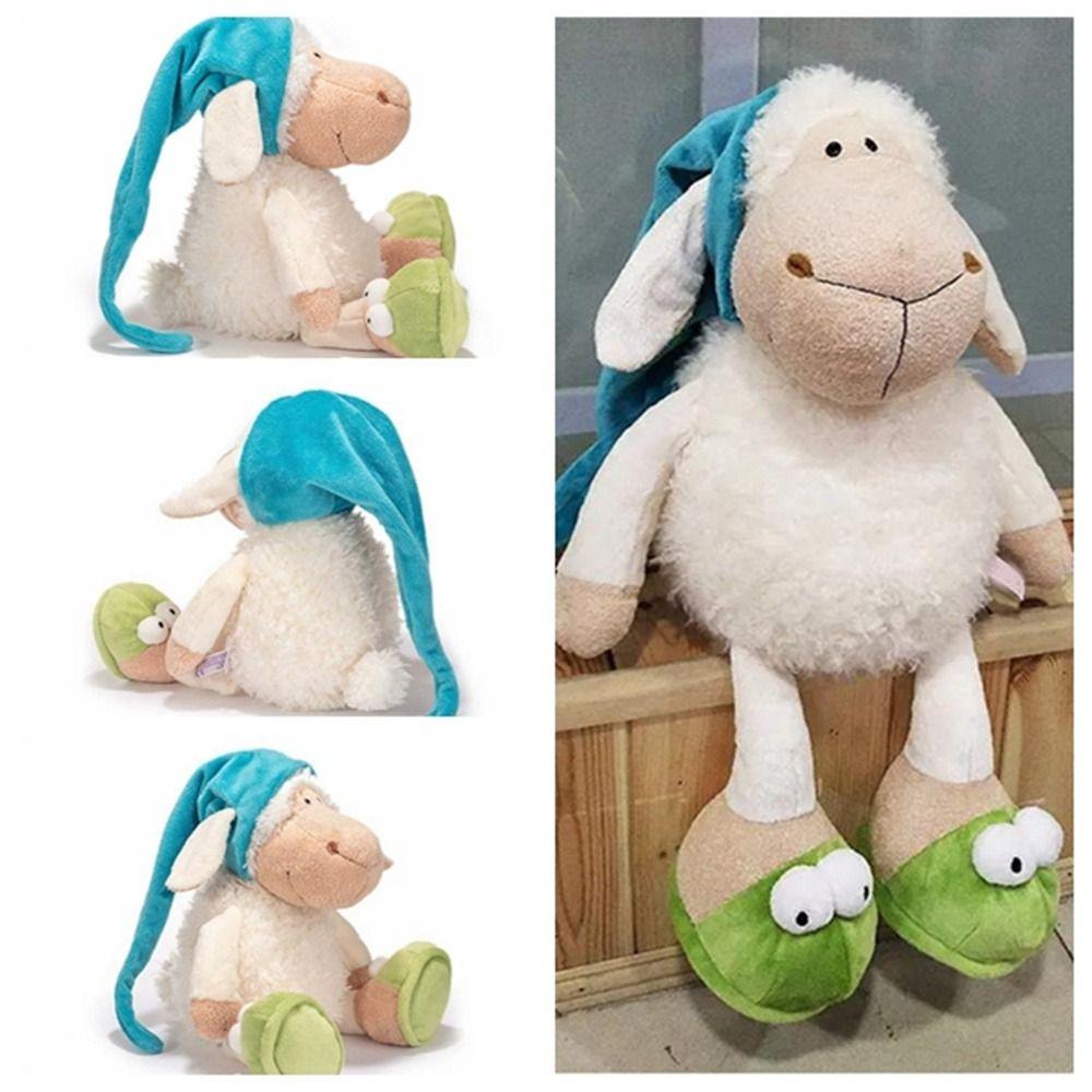 Stuffed Animal Sheep Plush Toy Little Lamb Stuffed Sheep Doll Room Decor Children