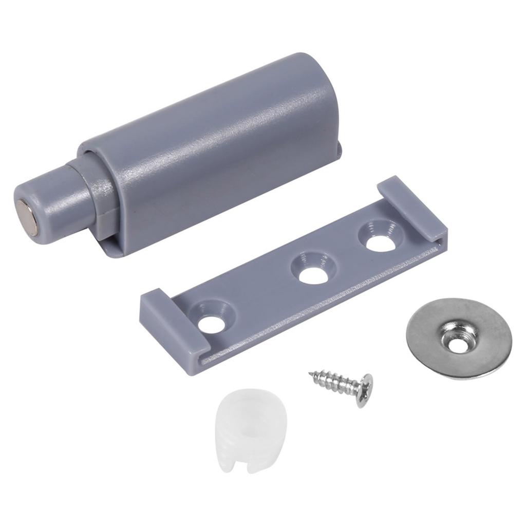 10pcs/pack ABS Case Cabinet Drawer Hinge Push To Open System Damper Buffer Catch Magnetic (S)