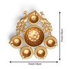 Peacock Diya Shape Decorative Urli Bowl for Home Decor with 5 Attached Oil Diyas for Floating Home Pooja Room (7 Inch)
