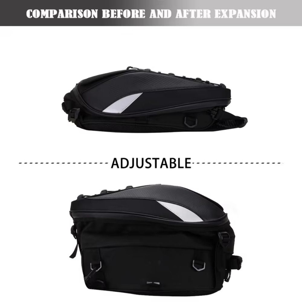 Reflektierende Motorrad-Rücksitztasche Wasserdichter Fahrer-Rucksack Motorradzubehör