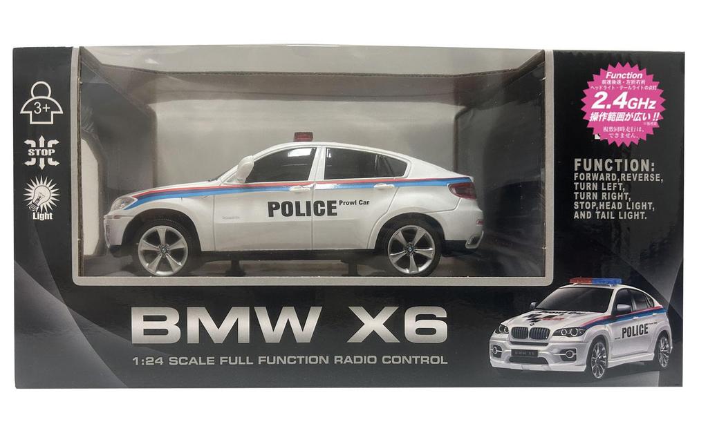 DOYUSHA BMW Police Car White Electric Radio Control WHITE 2.4GHz 1/24 No.866-2404P
