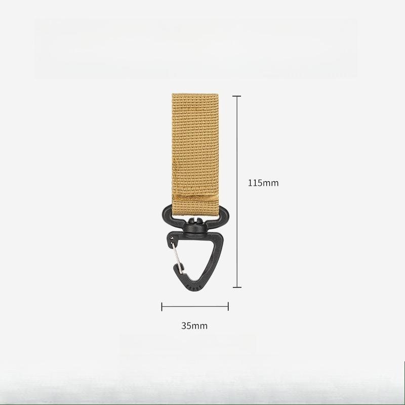 3 PC Multi-purpose Nylon Gloves Hook Work Gloves Safety Clip Outdoor Tactical Climbing Rope Camping Hanging Buck Outdoor Camping