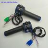 Electric Scooter Right and Left Handle Accelerator,Combination Switch Assembly Reverse,3 Speed,turning,horn Button Repair Part
