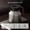 TOMIC Pure Titanium Insulated Stew Tea Pot