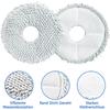 6-Piece Mop Cloths Sweeping Robot Mop Cloth Sweeping Robot Replacement Cloths Fiber Mopping Pads Set for Dreame L10s Pro