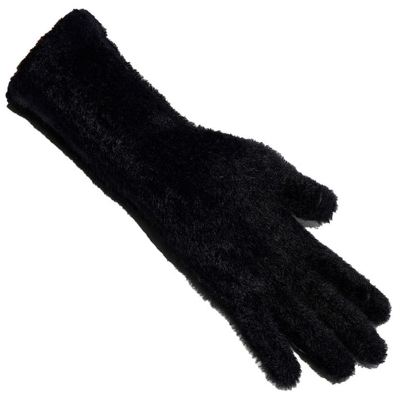 TUDE HAIRY FINGER HOLE GLOVES BLACK