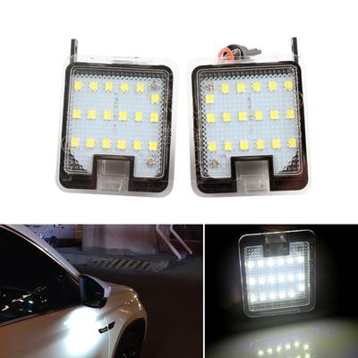1/2Pcs Car Puddle Lamps Canbus Led Under Side Mirror Light For Ford SMax CMax Kuga Escape Monde 4 Focus 3 Grand 2 Accessories