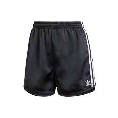Originals Short Sprint en satin avec trois bandes et taille élastique pour femme Noir IU2528