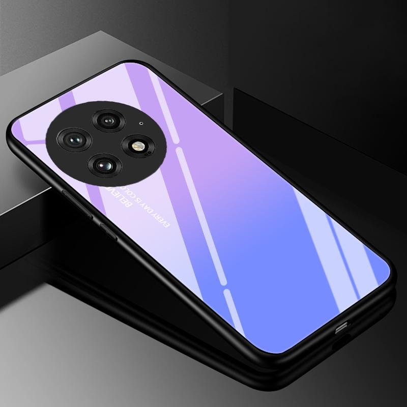 For Oneplus 13 13R Case Cover Tempered Glass Cases for Oneplus Ace 5 Pro Nord 4 13Pro Hard Back Bumper For Oneplus 13R ACE5 PRO