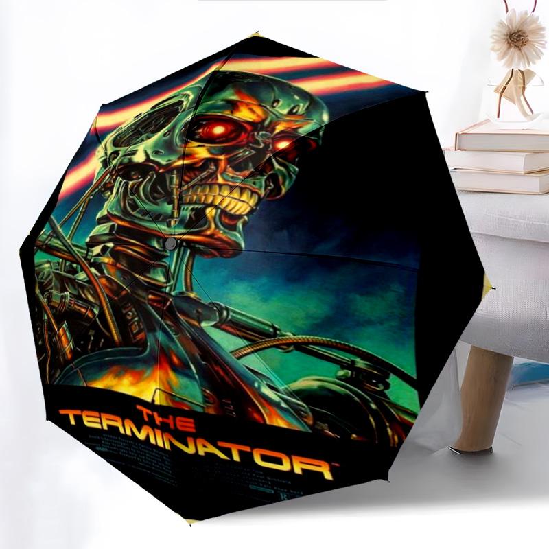 Apocalyptic Warriors Unite Folding umbrella durable Suitable for all seasons outdoor light Sun umbrella