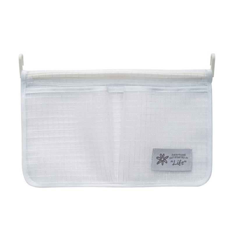 Double Compartment Mesh  Bag Sundries Classification Refrigerator Hanging Bag Milti-purpose