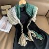 Luxury Brand Autumn Cotton Pashmina Shawl Lady Wrap Warm Winter Scarves Design Print Female Foulard Beach Stoles Scarf