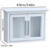 1:12 Dollhouse Miniature Scene Wall Cabinet Shelf Model Dollhouse Furniture Ornament Micro Scene Construction Props