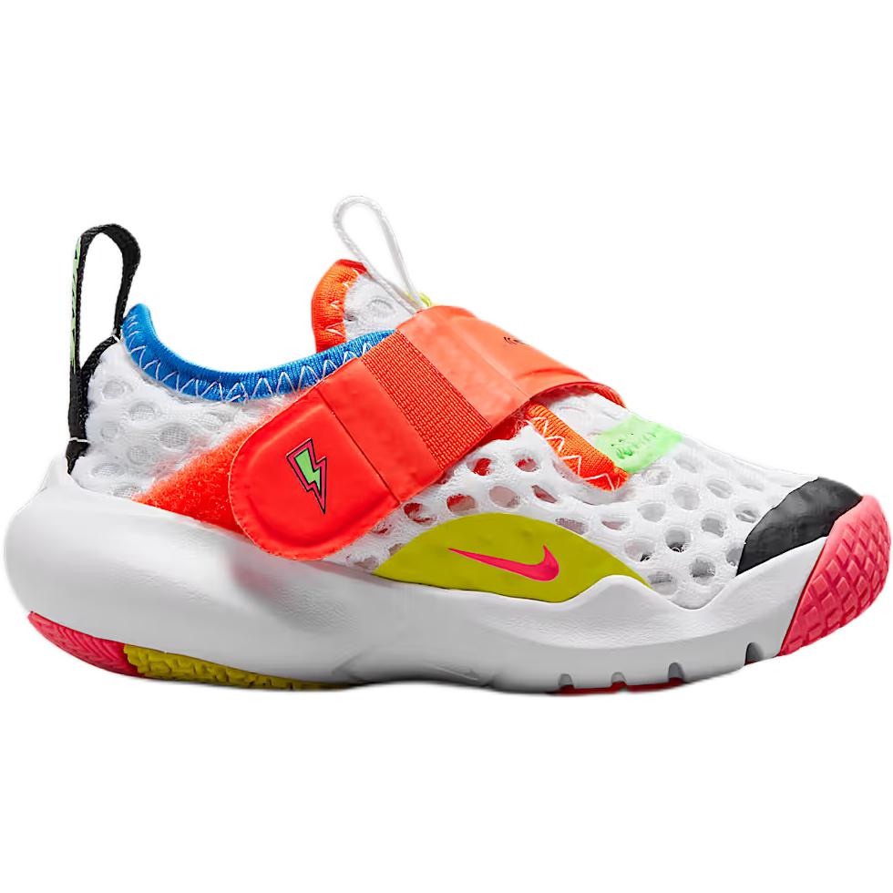 Nike Flex Advance Slip Resistant Cushioning Abrasion Resistant Low top Running Shoes White Yellow Orange DV1755-111