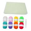 Crochet Kit with Variety Yarn Selection And Essential Tools for DIY Projects