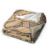Language of Flowers Alphonse Mucha   Plush Blanket Students  Flannel Throw Blanket For Outdoor Soft Custom DIY Quality Bedspread