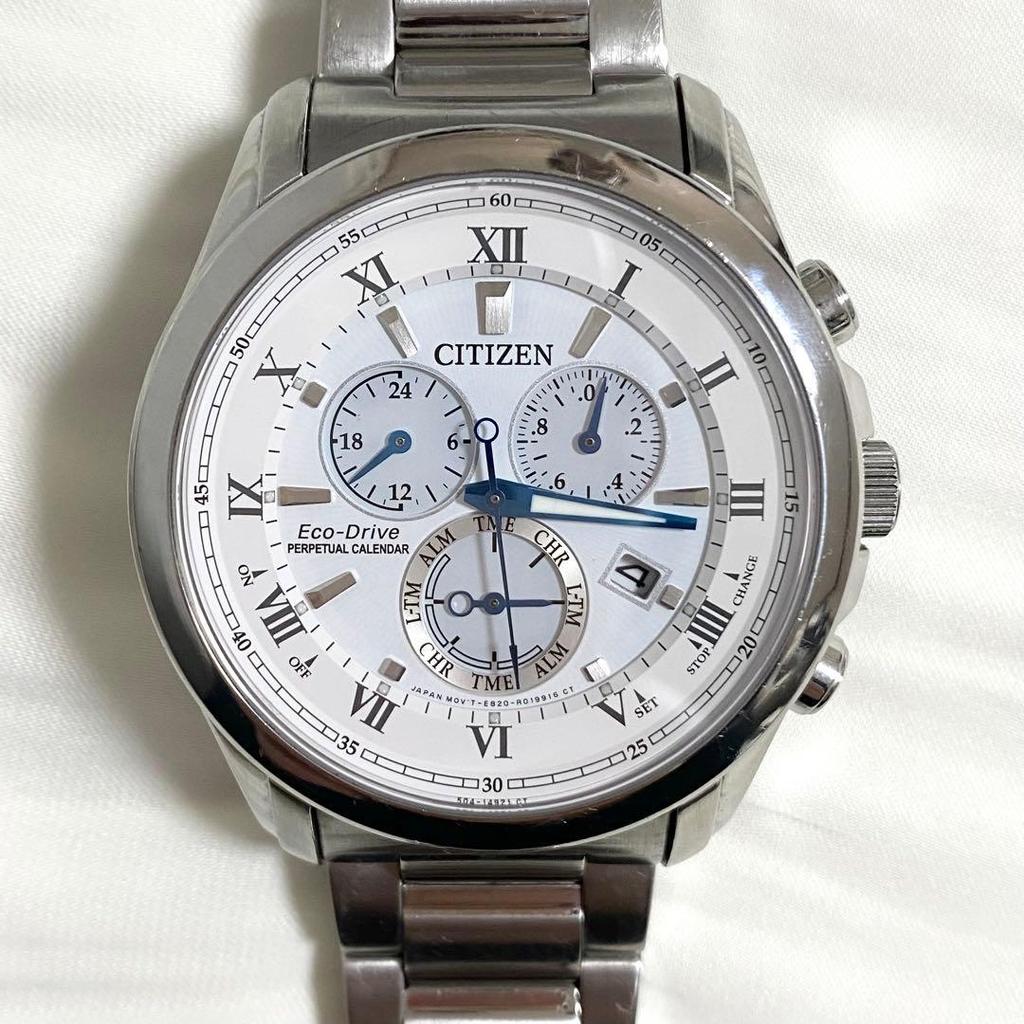 Used CITIZEN / Eco Drive Perpetual Calendar Watch Men's