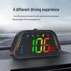 Universal Car HUD Head-Up Display with BeiDou GPS, Altitude, Date, and Colorful Speedometer