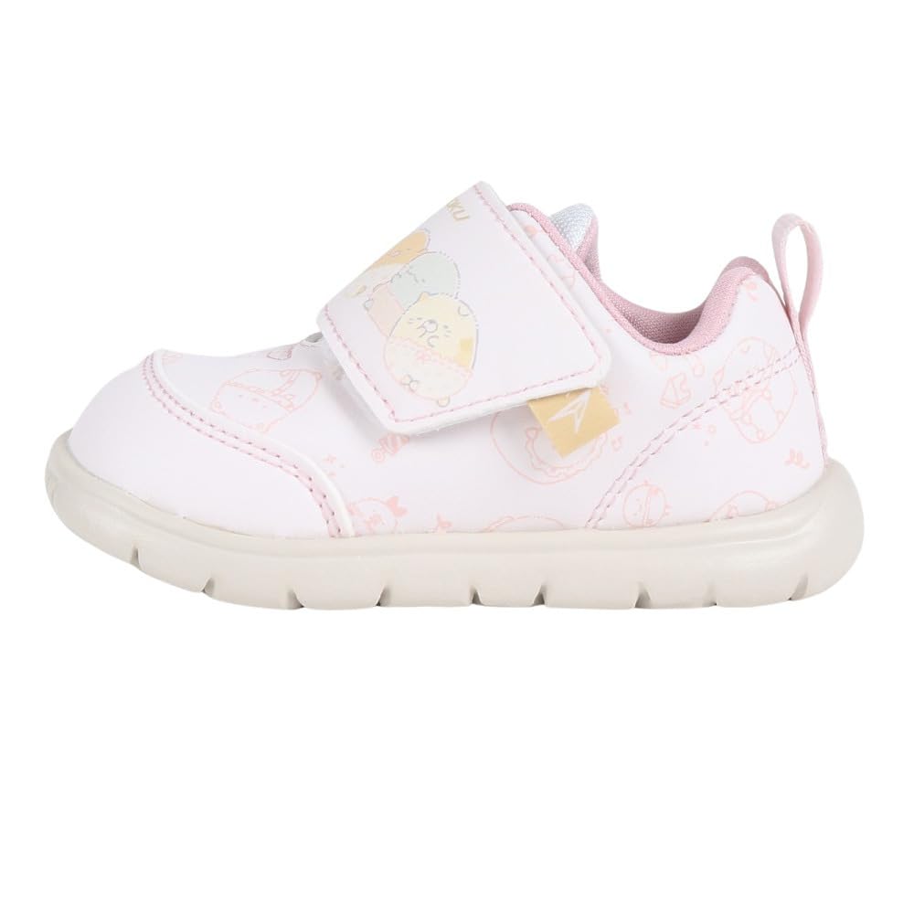 Baby Shoes Sneakers Sumikko Gurashi Wide Lightweight Foot Development Boys Girls SJB 1130 Pink cm [Shunsoku] 12-15cm 14.5