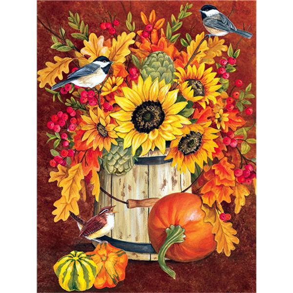 5D Diamond Rhinestones Paintings Bird Autumn Full Drill Diy Diamond Mosaic Embroidery Animals Cross Stitch Kit Hobby Home Decor