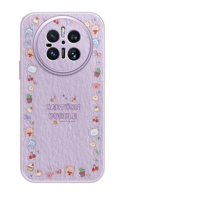 Premium Liquid Silicone Phone Case Mate 70 Pro 60 80 Full Coverage With Sheepskin Texture Anti-Slip Drop