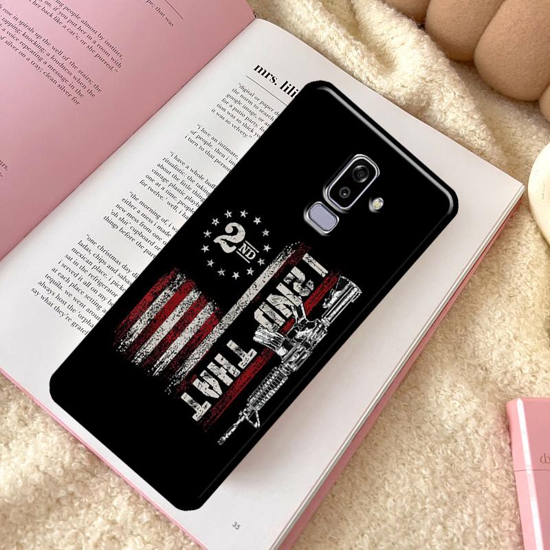 

Чехол для телефона с американским флагом 2-й поправки для Samsung Galaxy J6 J4 Plus A6 A7 A8 A9 J8 2018 A3 A5 J1 2016 J3 J7 J5 2017 J7 2016 - J710