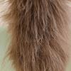 Horse Head Plush Keychain Realistic Equine Toy with Movable Tail Cute Pony Head Bag Charm for Animal Lovers