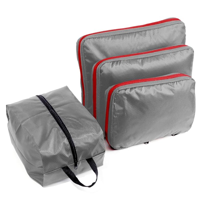 

[YuLago] Travel compression bag 4 piece set storage trip compression storage pouch storage pouch pouch travel compression storage bag compression