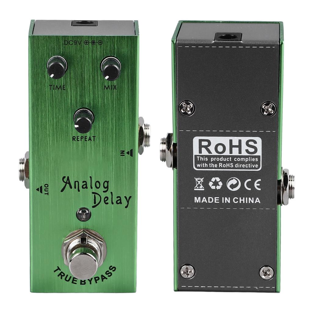 Guitar Delay Effect Pedal Multi Function Rich Timbre Analog Delay Electric Guitar Effects Pedal Light Green