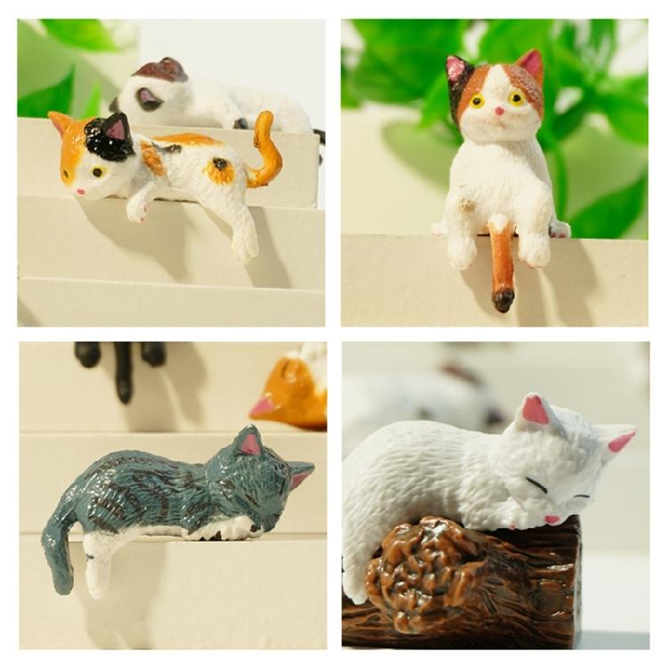 Cats Figurine Computer Monitor Decors Creative Car Accessories,Mascots Crafts Animal Collectible Figurine Home Decors