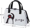 Skater Pingu Lunch Bag, Insulated, Clasp Closure, Women's, KGA1-A