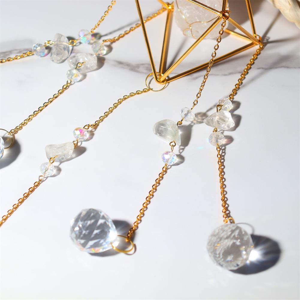 Hanging Sun Catcher Creative Light Catching Wind Chime Versatile Rainbow Maker Ornament for Wedding Decoration